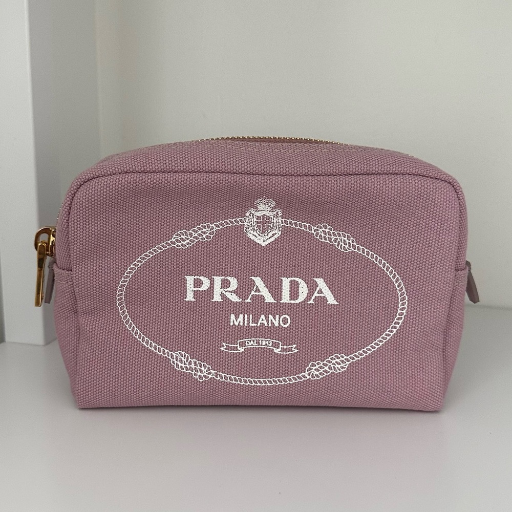 Prada Canvas Cosmetic Bag